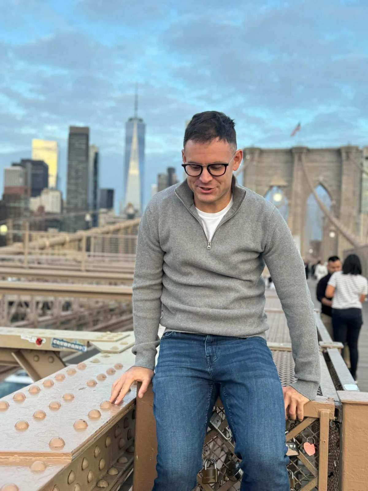 Já na Brooklyn Bridge