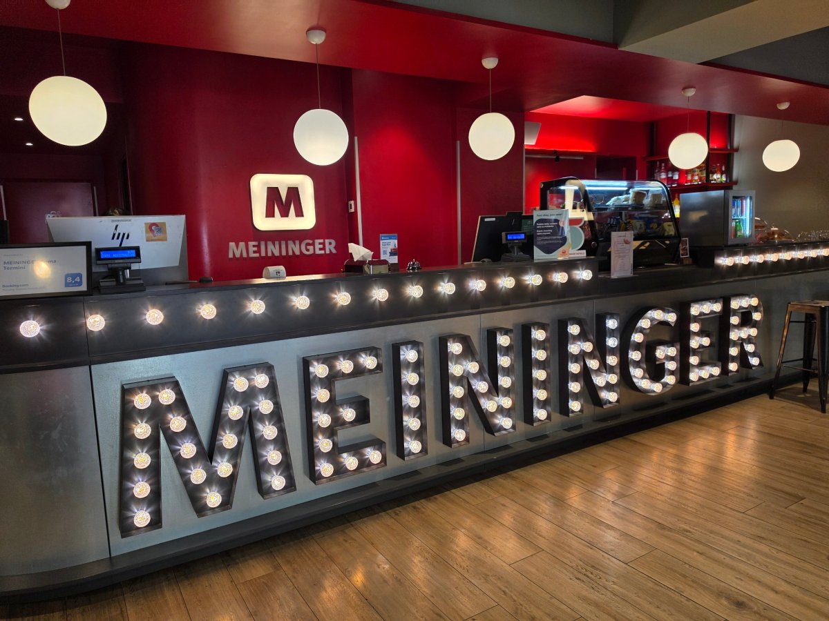 Recepce hotelu Meininger