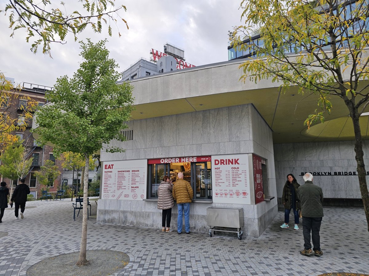 Občerstvení v Brooklyn Bridge Park