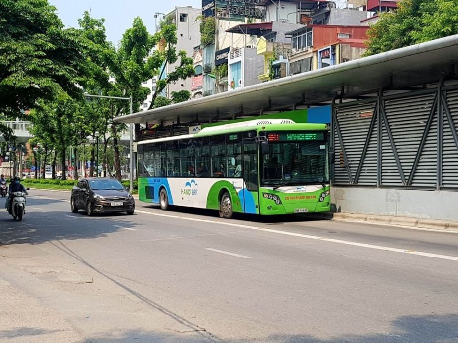 Autobus BRT jezdí co 5 minut.