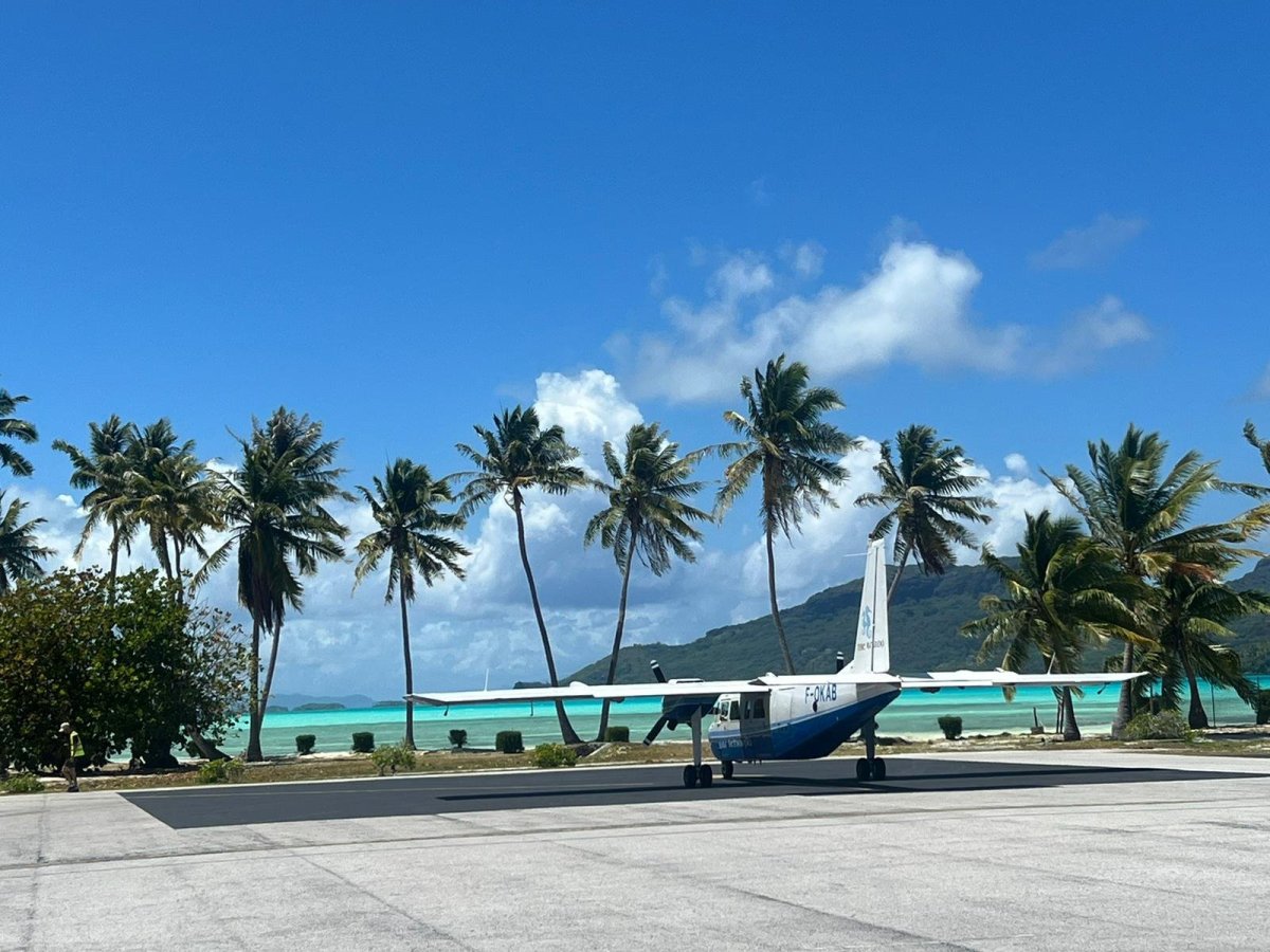 Přílet na Bora Bora
