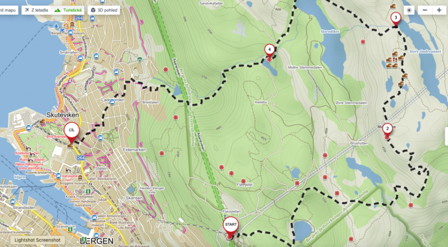 Bergens fjellstrekninger