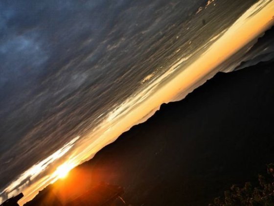 Svítání na Adams' Peak