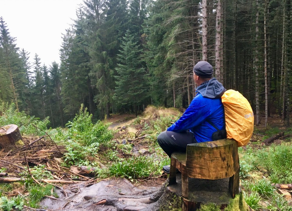 Bergen, konečně prší