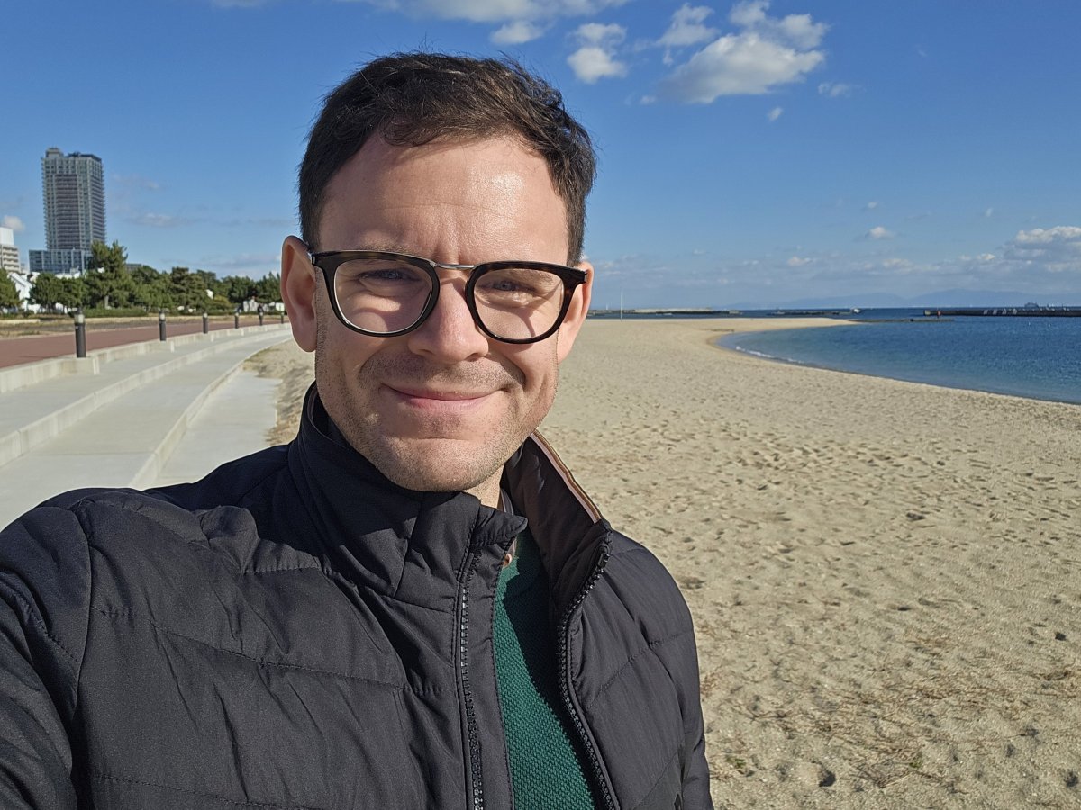 Já na Suma Beach během zimy