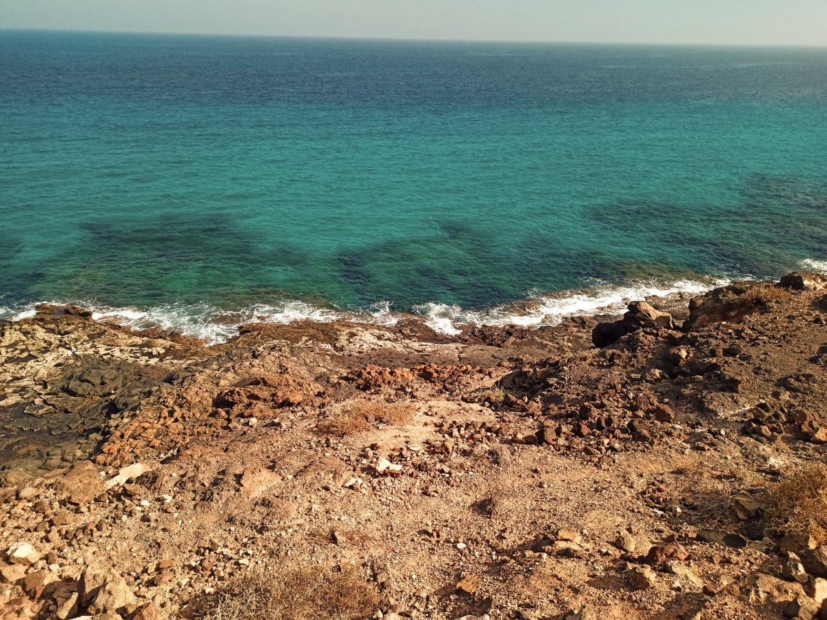 Nádherná tyrkysový Atlantik