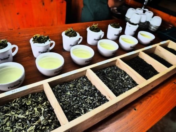 ..čajové plantáže a tee factory