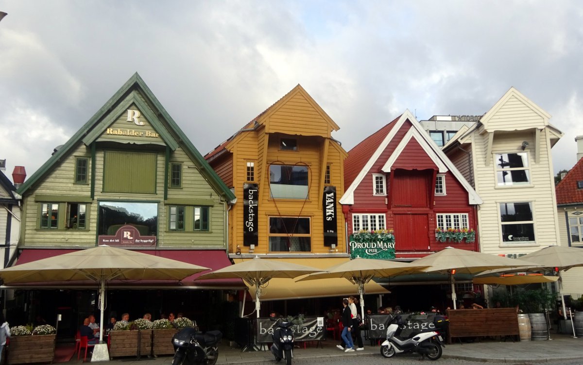 Skagenkaien - restaurace v přístavu