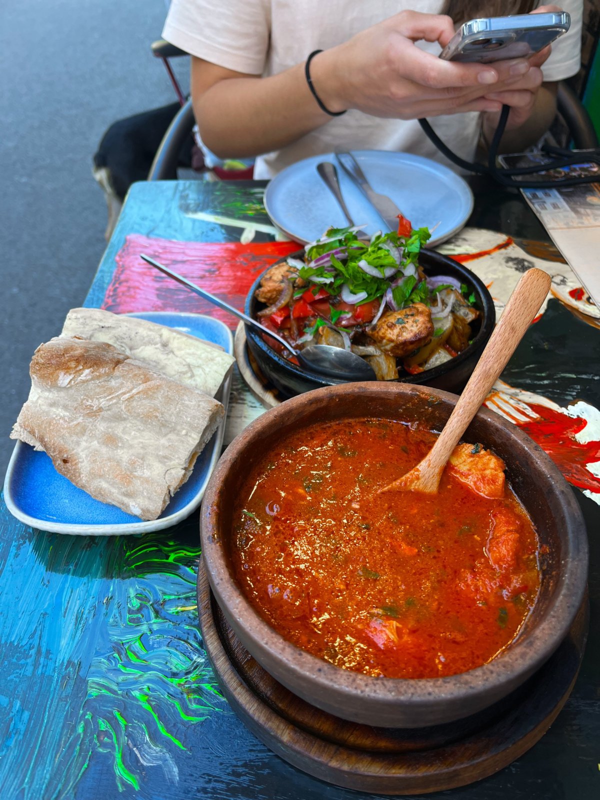 první ochutnávka zdejší kuchyně