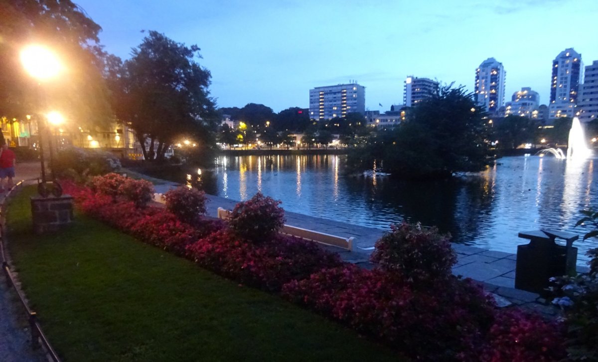 Jezero Breiavatnet v centru Stavangeru