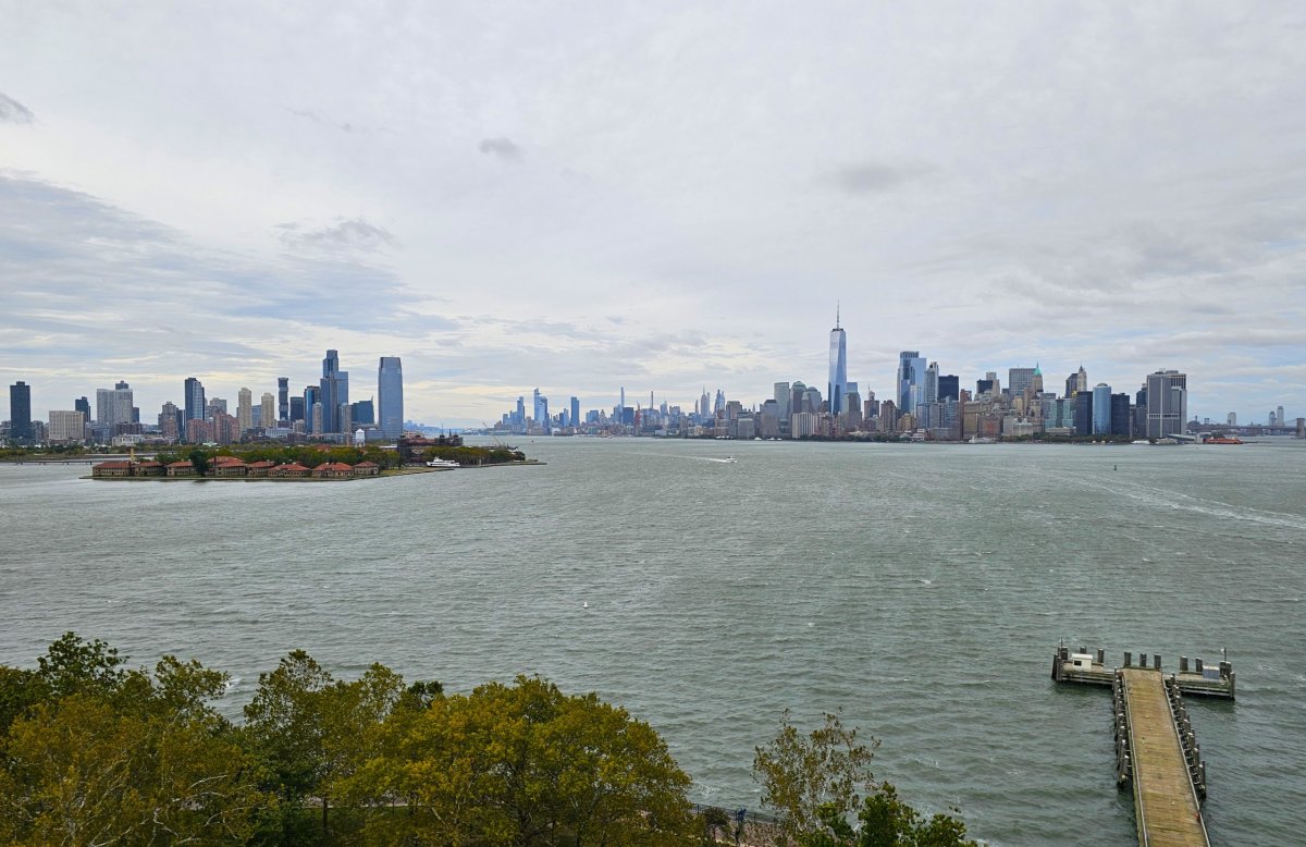 Výhled z pedestalu Sochy svobody