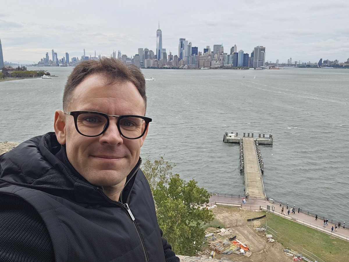 Já na vyhlídce - Socha svobody