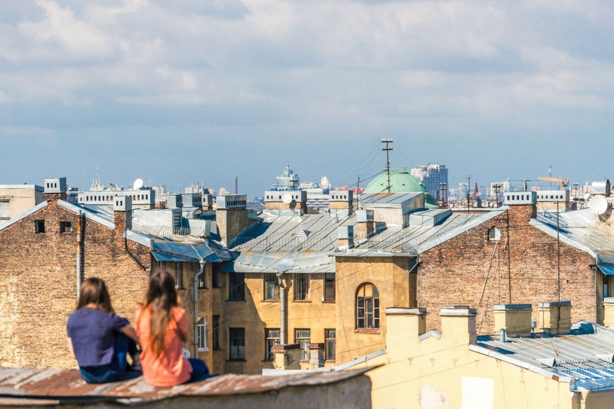 Střechy v Petrohradu