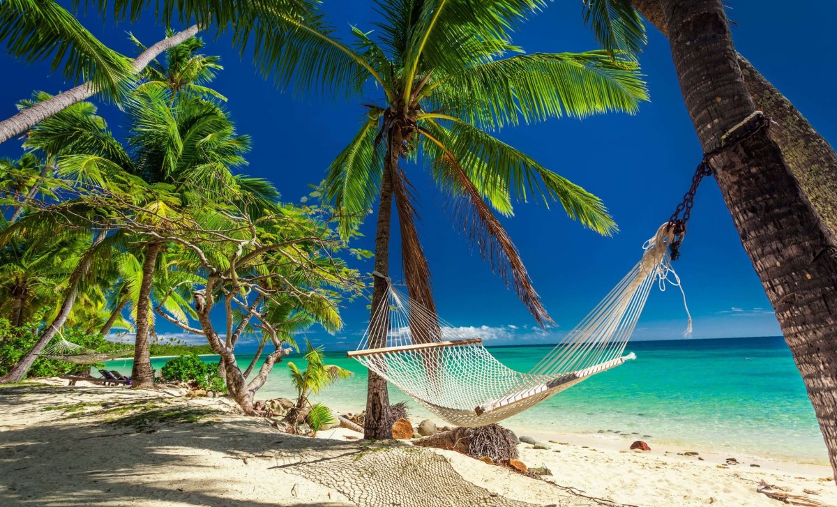 Pláž na Fiji