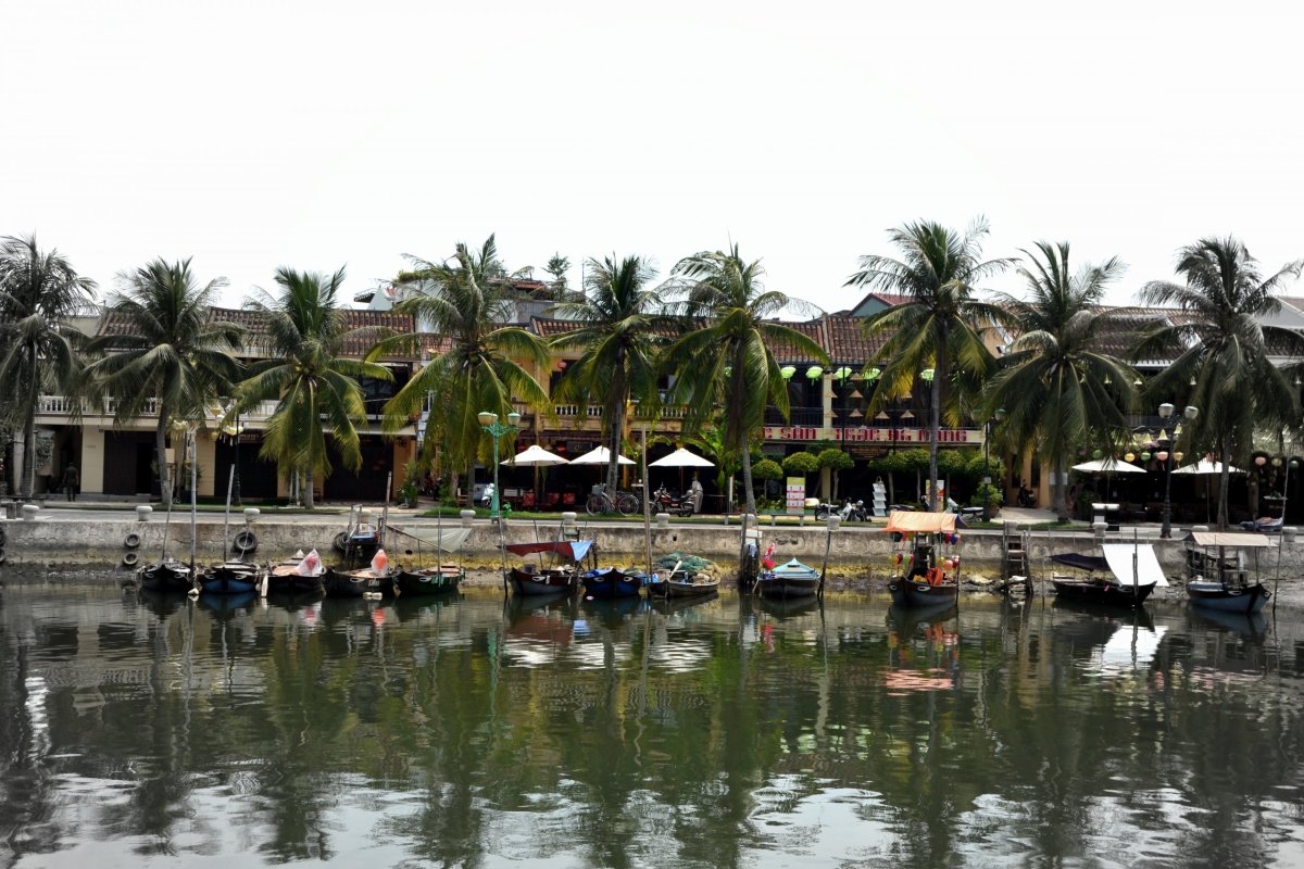 Nábřeží přístavního městečka