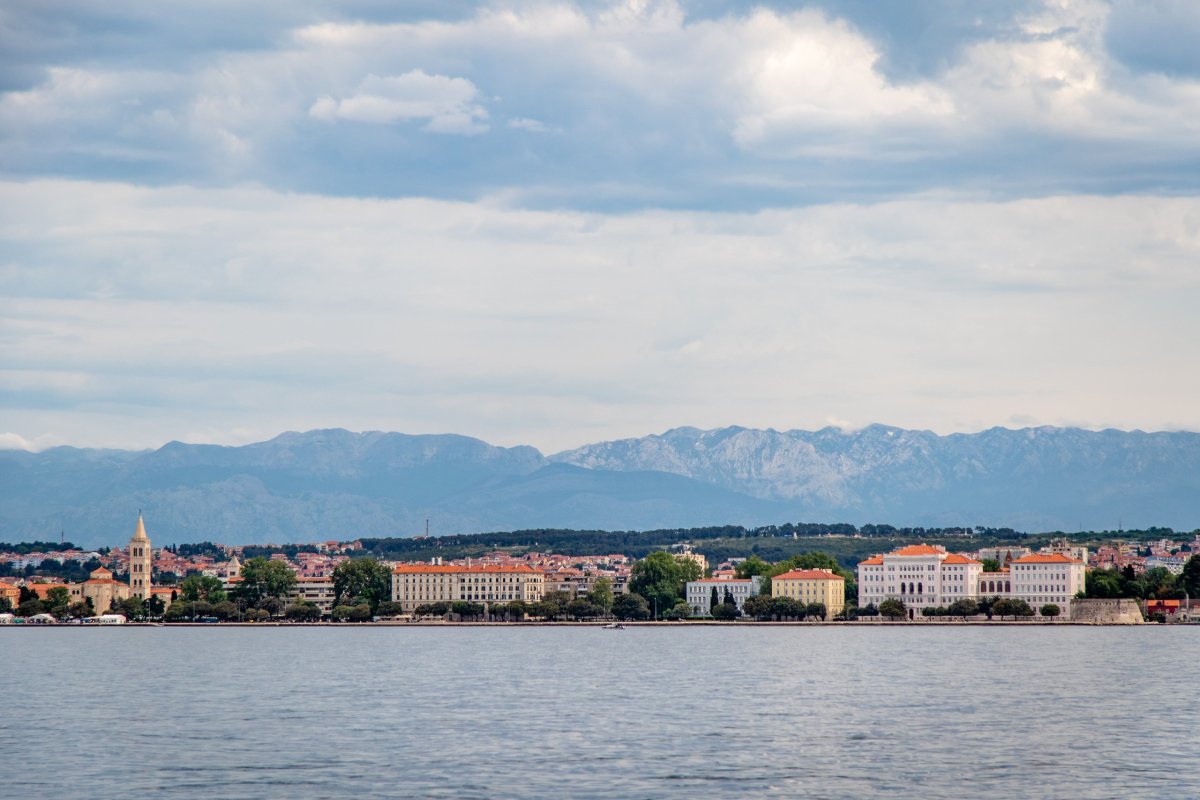 Opět Zadar, tentokrát z moře (p)