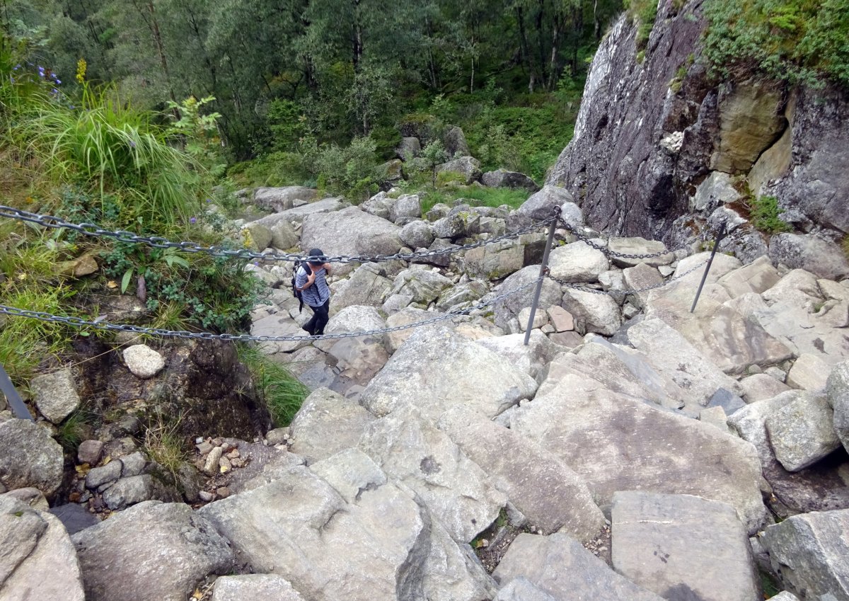 Stezka na Preikestolen
