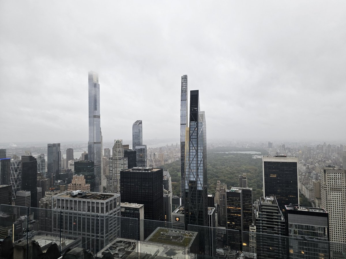 Rockfellerovo centrum - vyhlídka směr Central Park