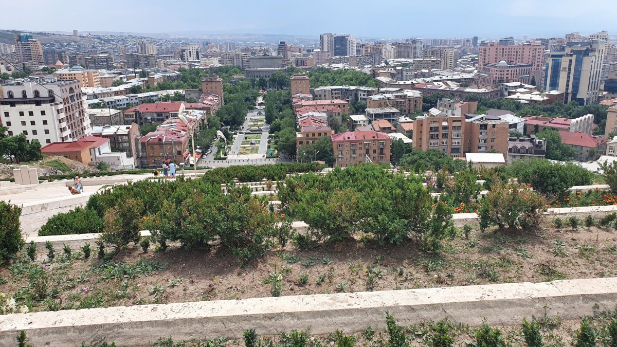 Výhled na Jerevan