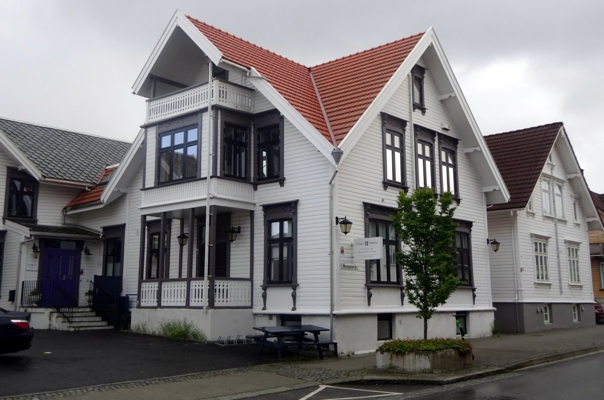Typický rodinný dům ve Stavangeru