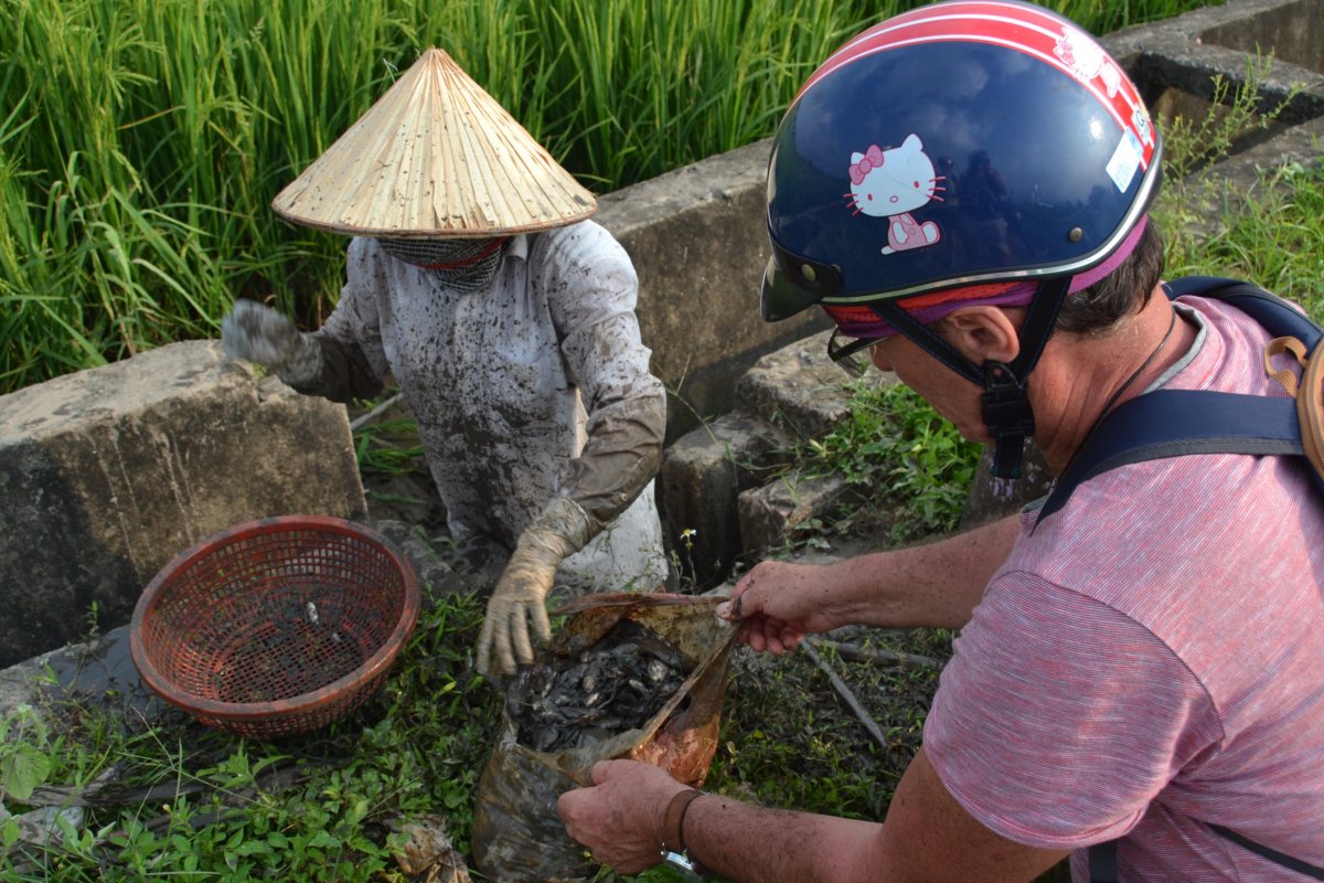 Pomáháme lovit večeři...