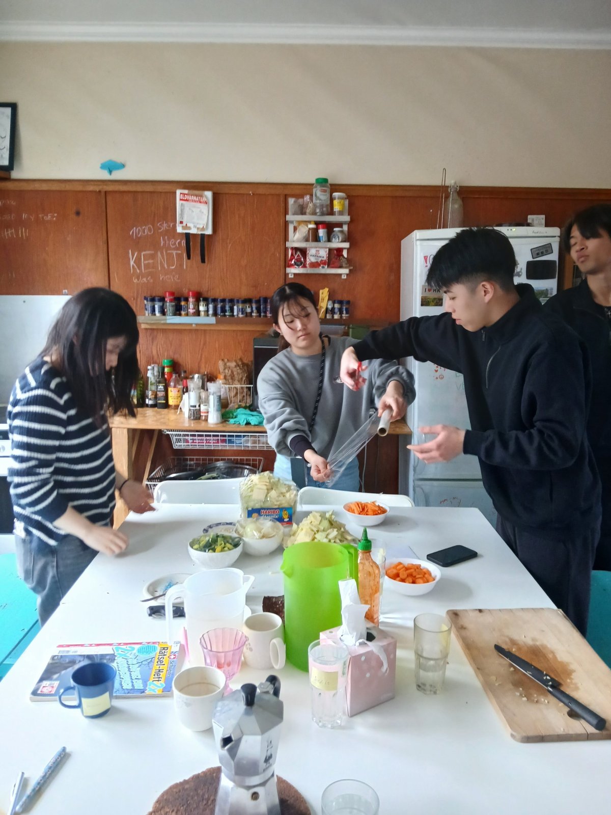 Příprava japonské večeře