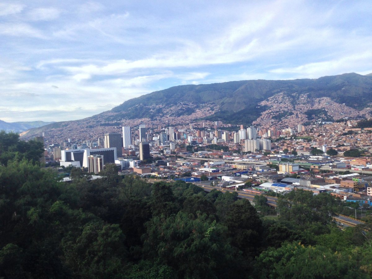 Výhled na Medellin