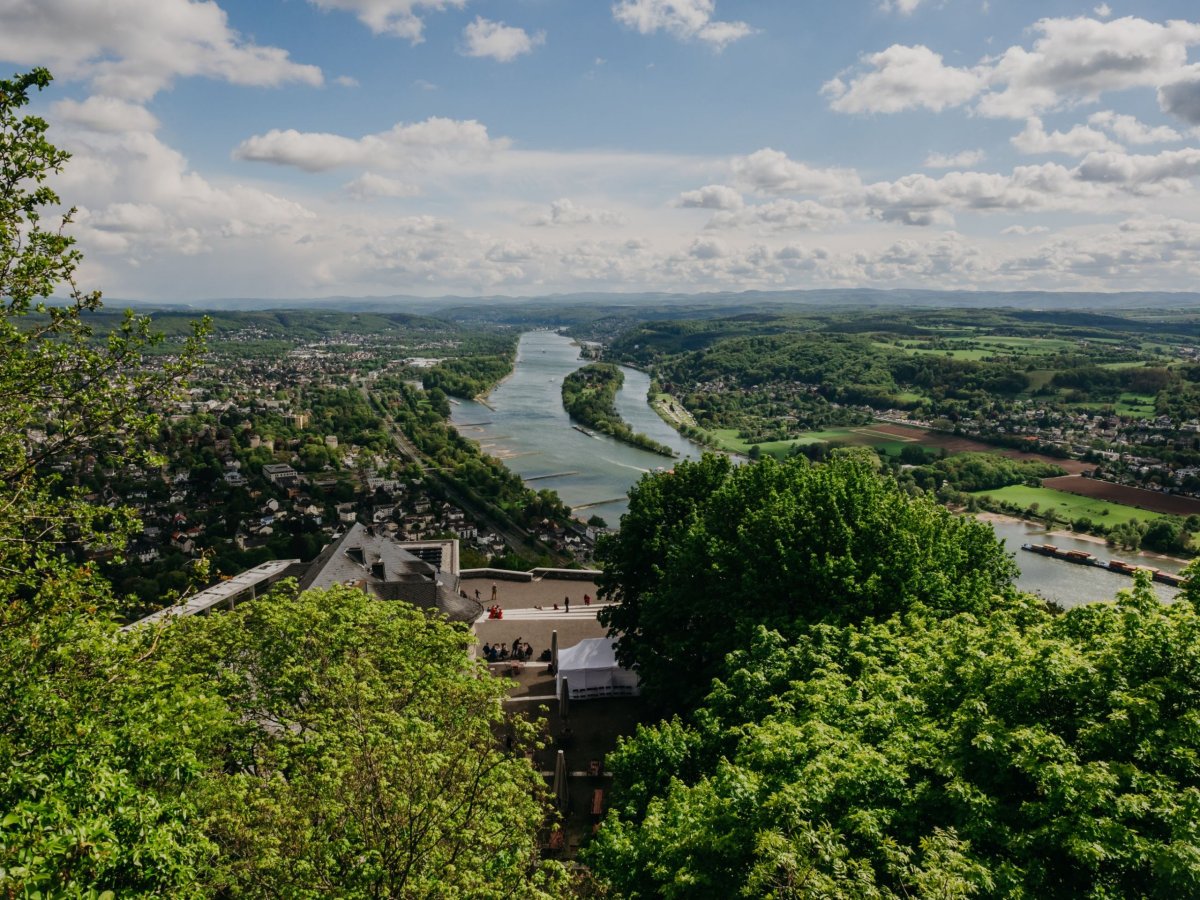 Pohled směrem na Koblenz