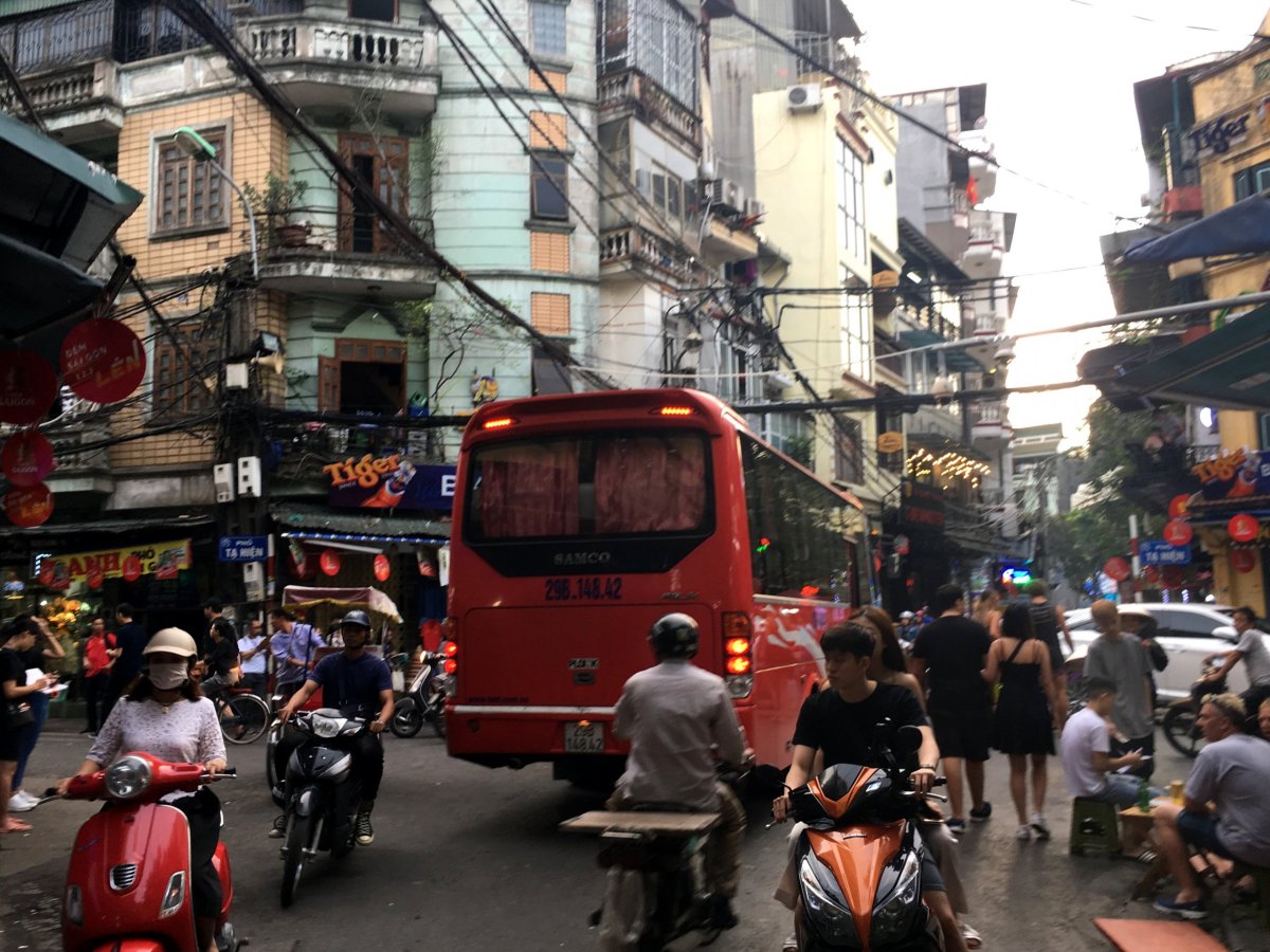 Klidnější část města