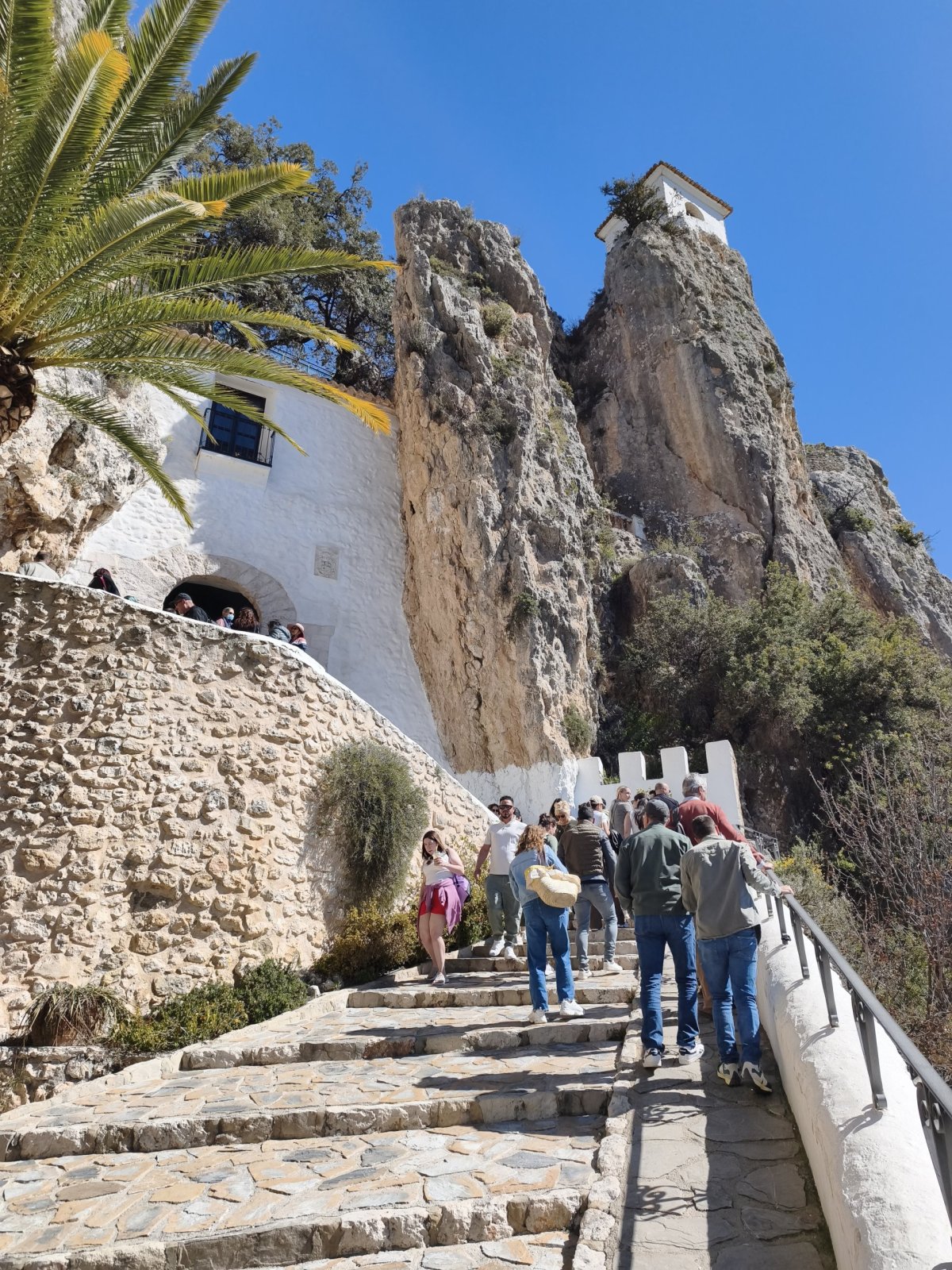 Vstup do hradu Guadalest