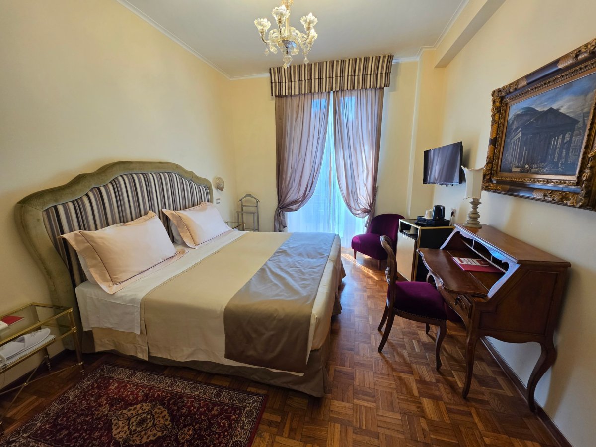Můj pokoj s výhledem v hotelu Forum
