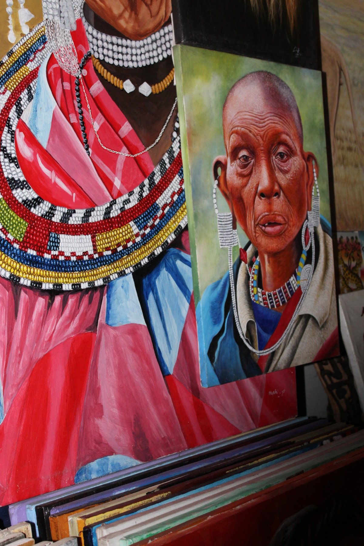 Masai market, mají krásné obrazy