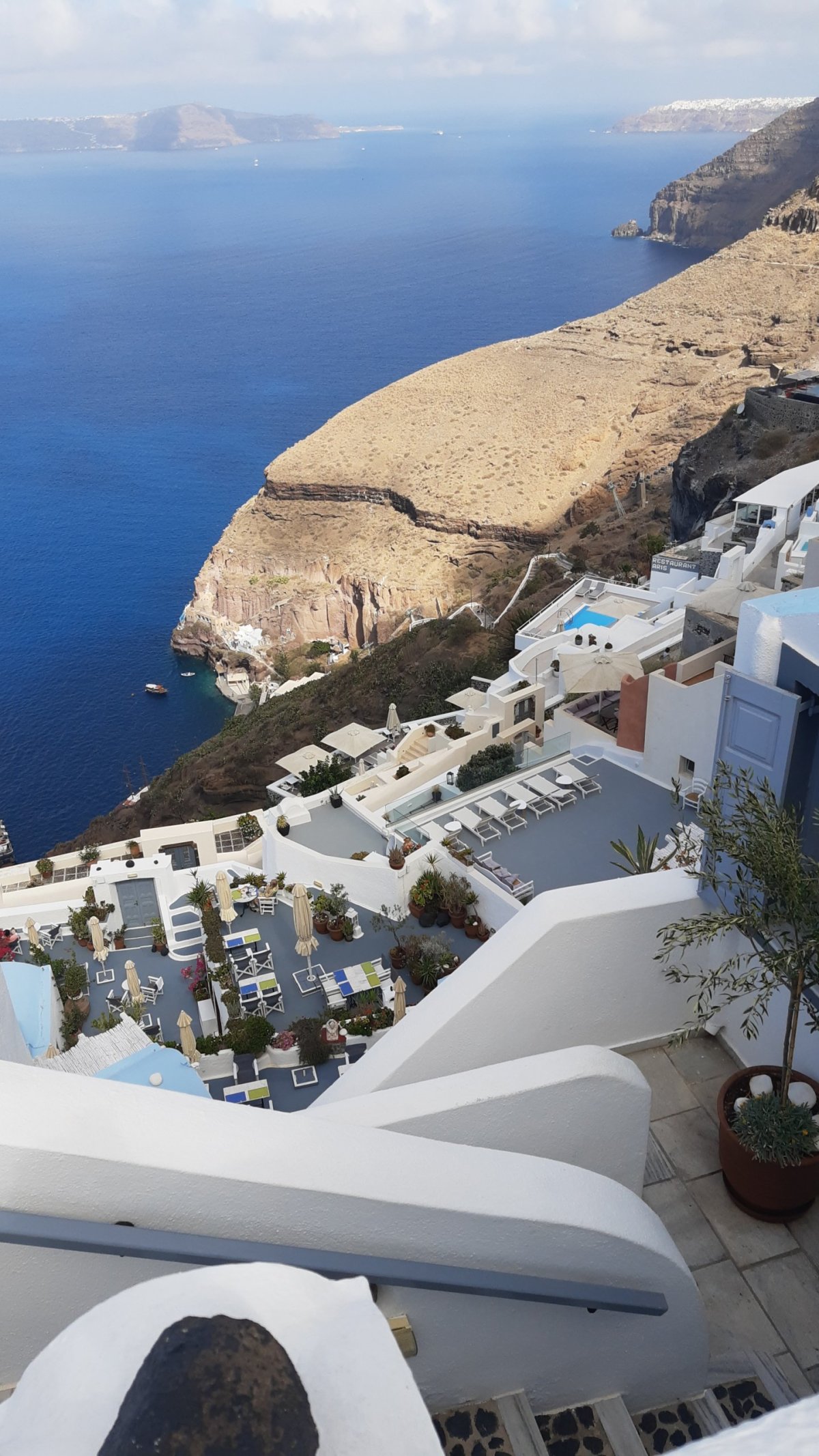 Domečky na stěně kaldery