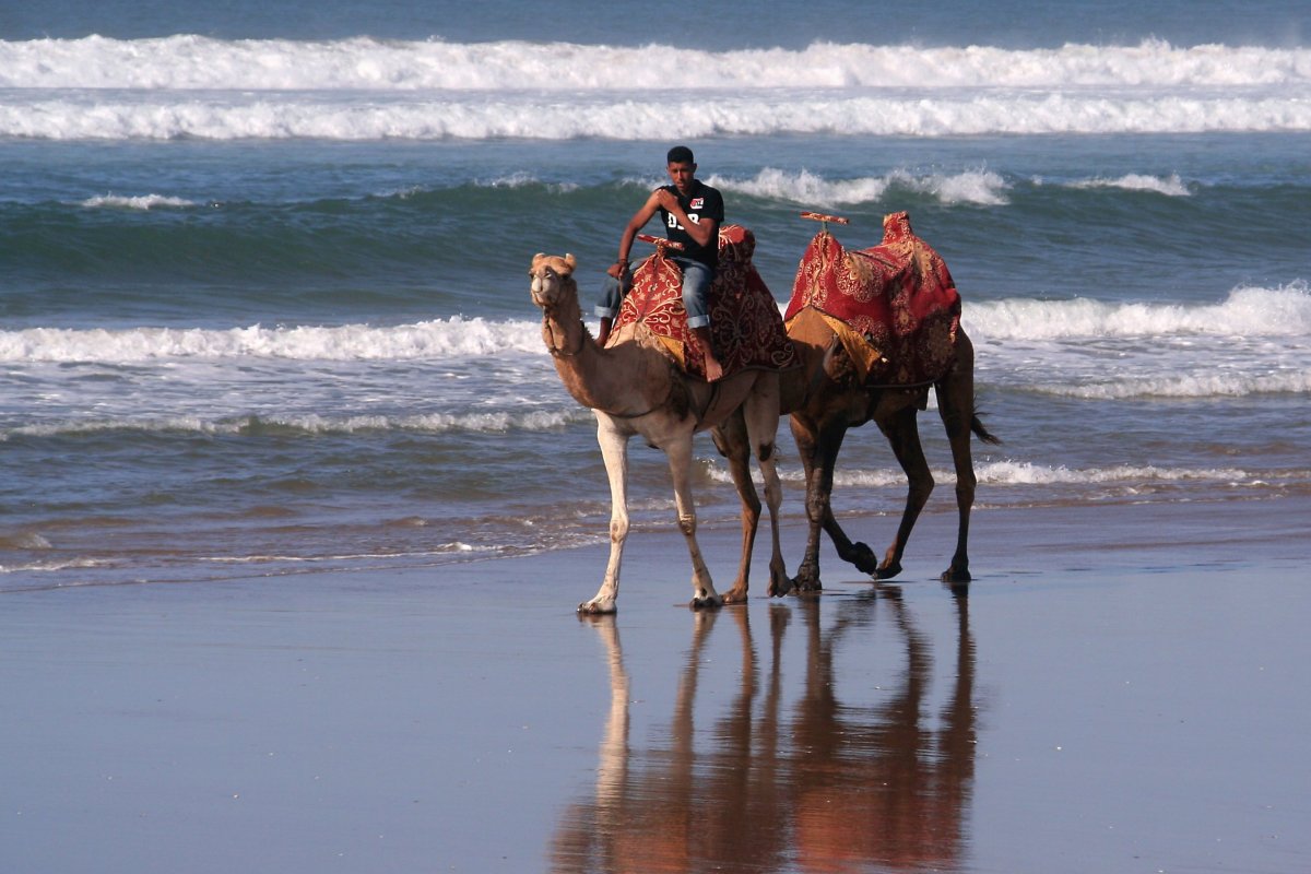pláž u Agadiru