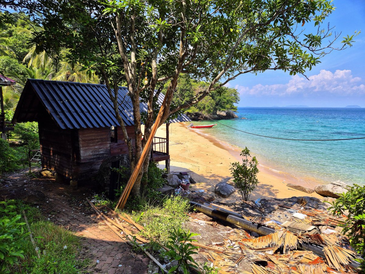 Příchod na Keranji Beach 
