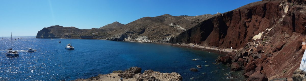 Panorama Červené pláže