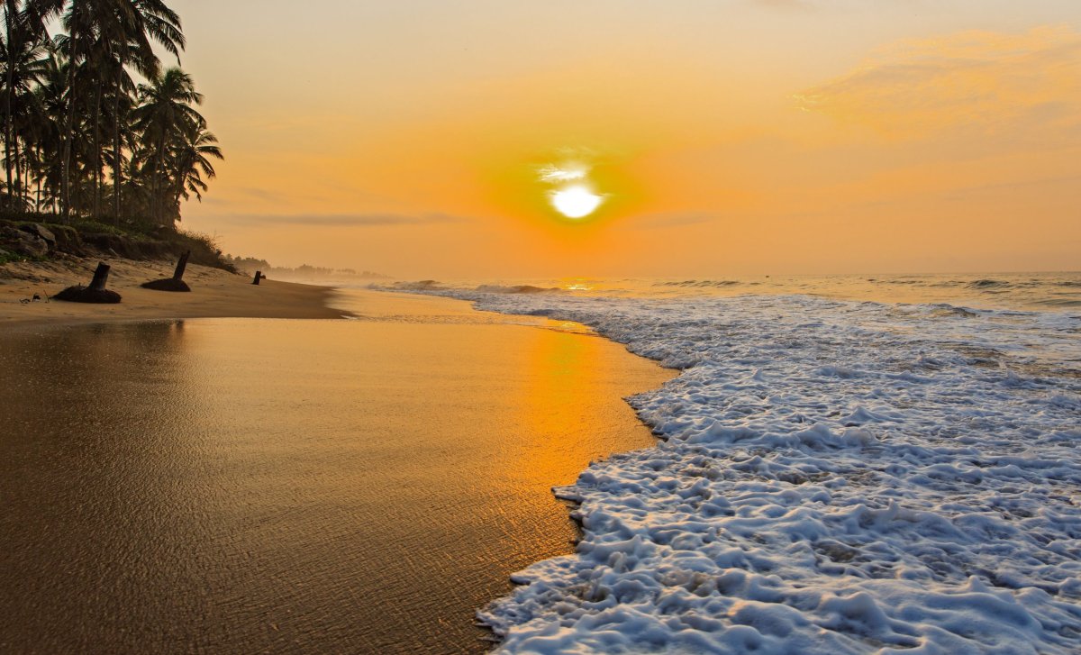 Ghanská pláž