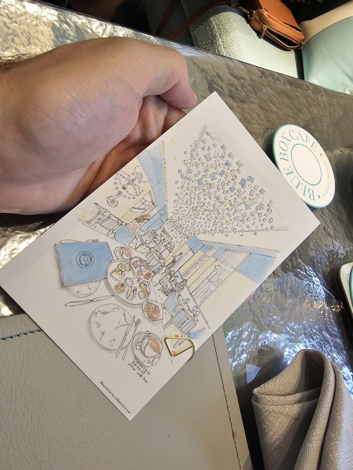 Blue Box, pohlednice