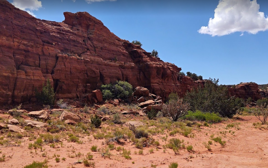 Naše fotka stejného místa