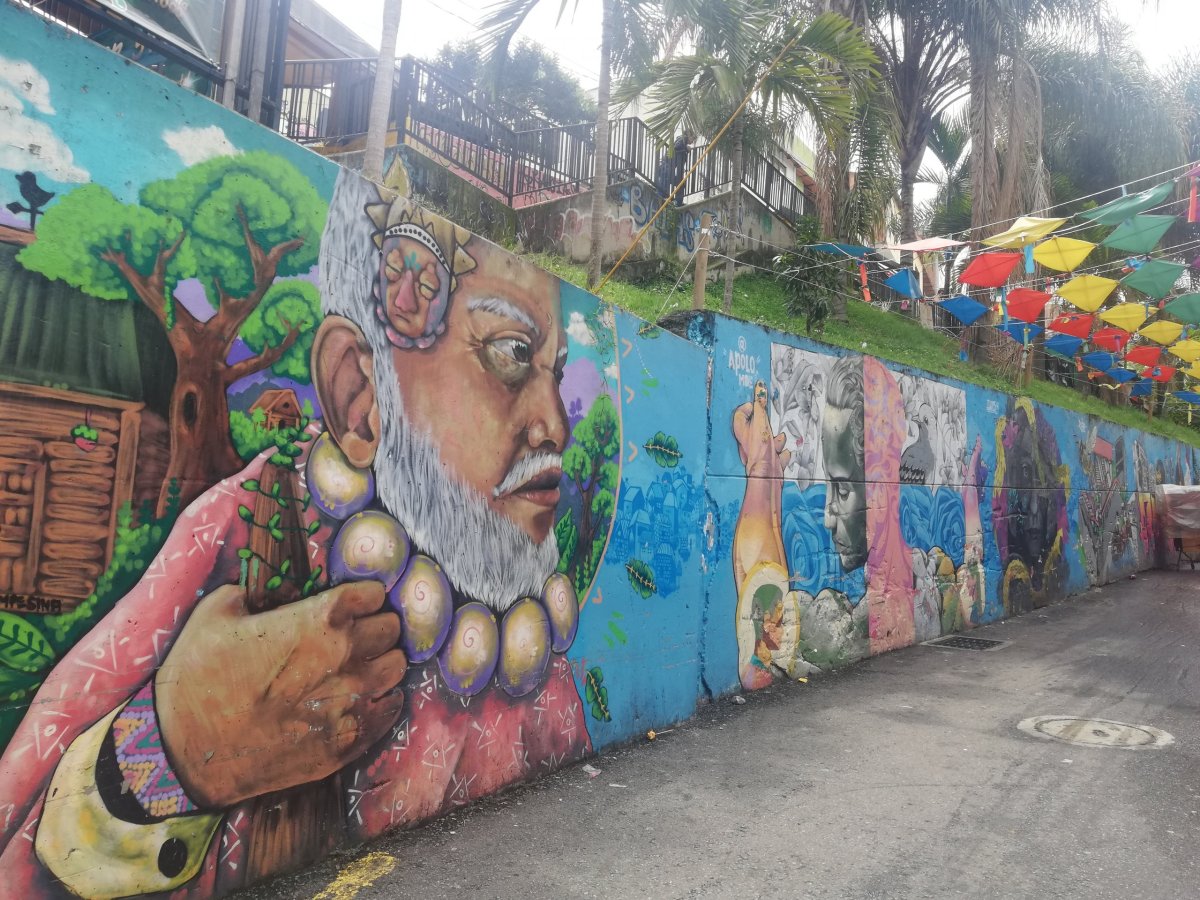 Graffiti v Comuna 13