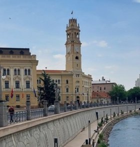 Tak až nahoře na téhle věži jsme byli. 
