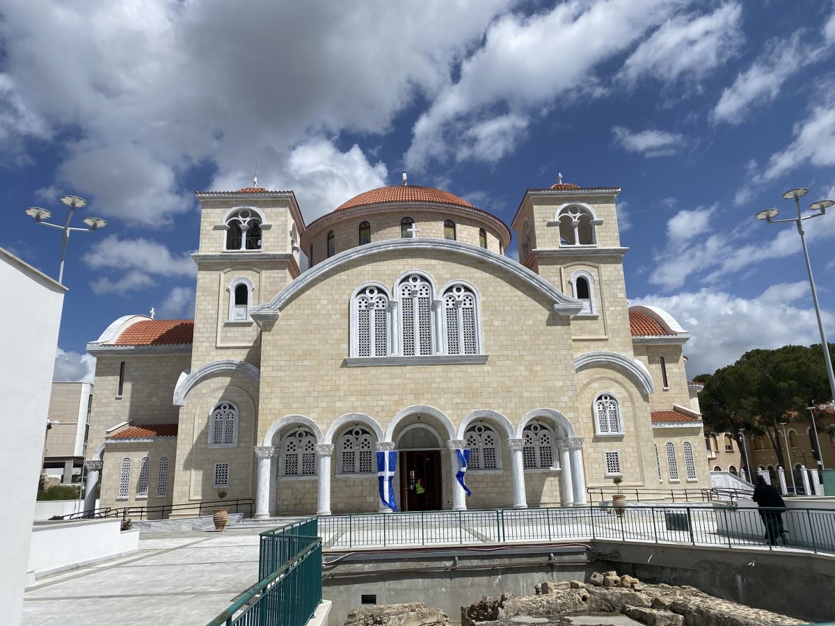 Kostel v Nikósii - řecká strana