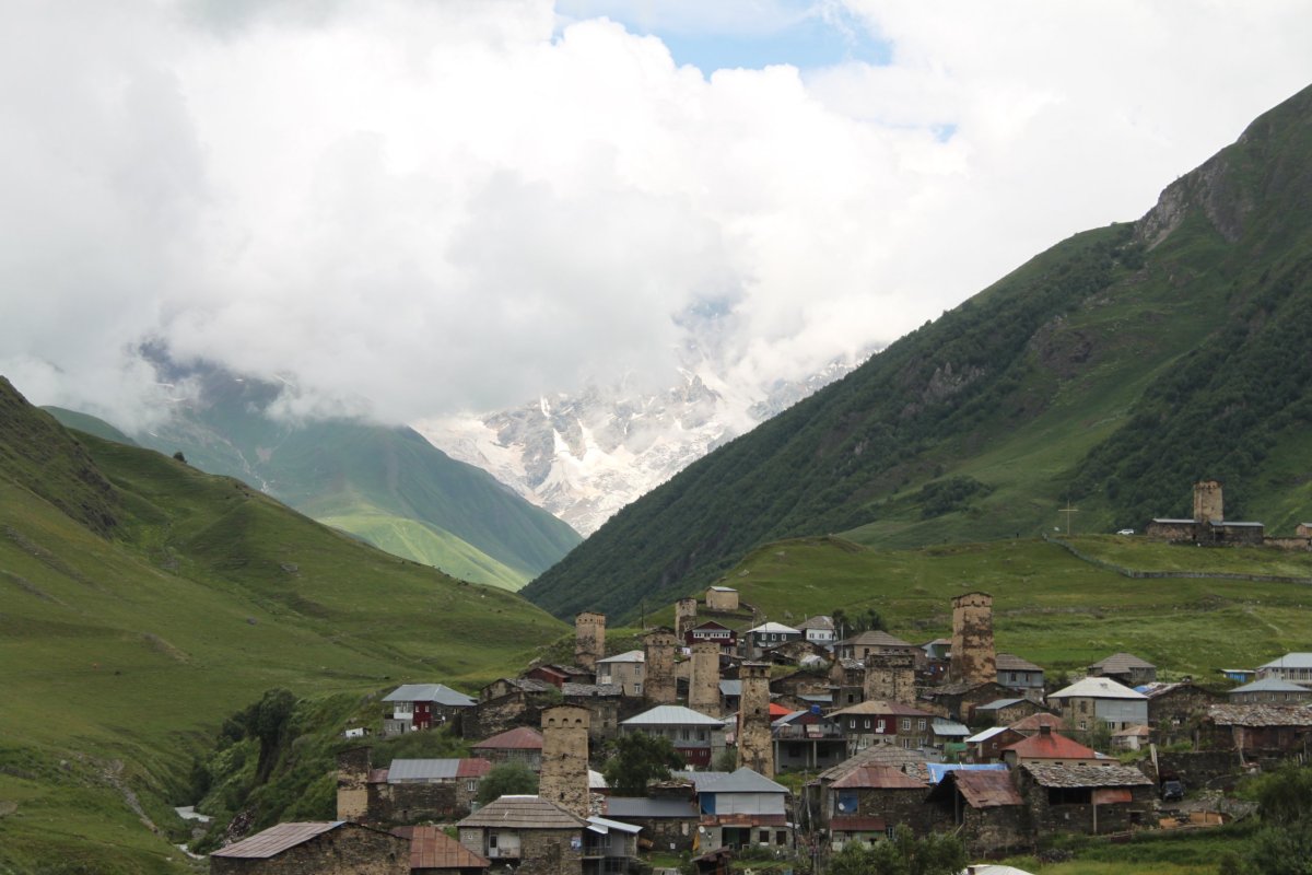 horská vesnice Ushguli