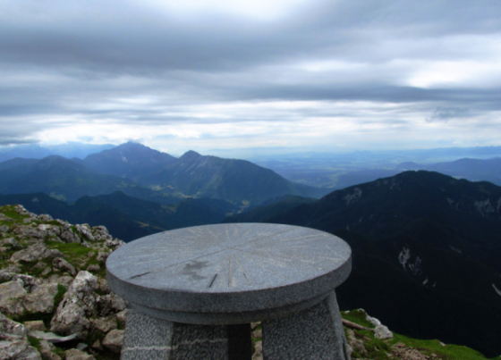 Na vrcholu Veliki Vrh