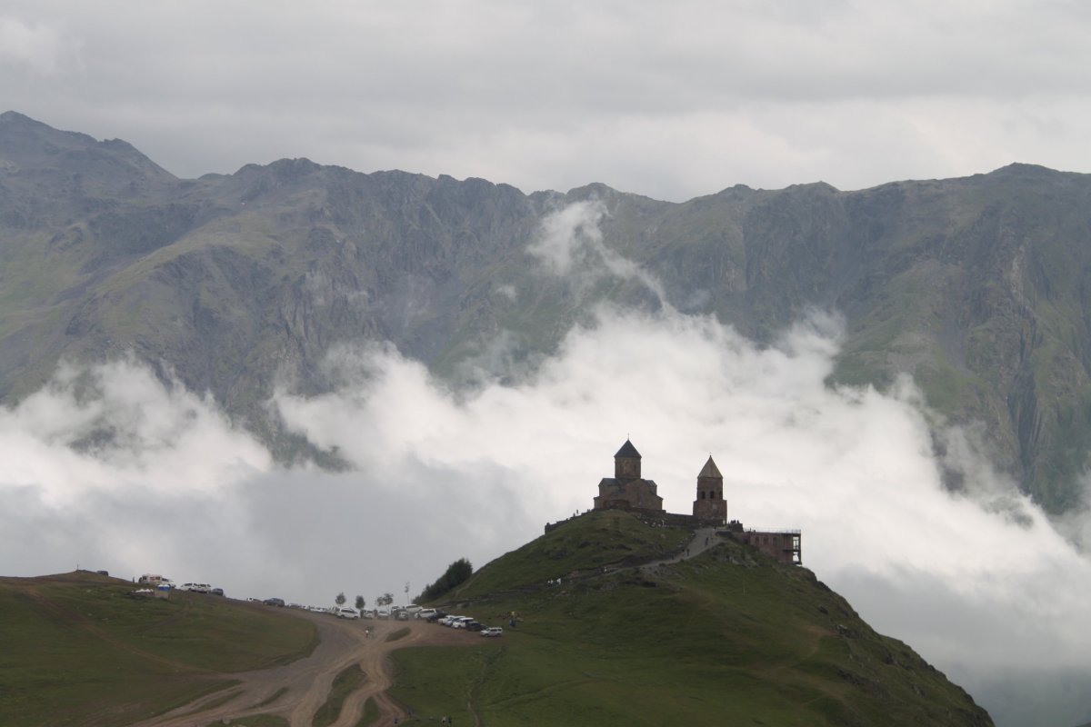 kostelík Gergeti trinity, Kazbegi