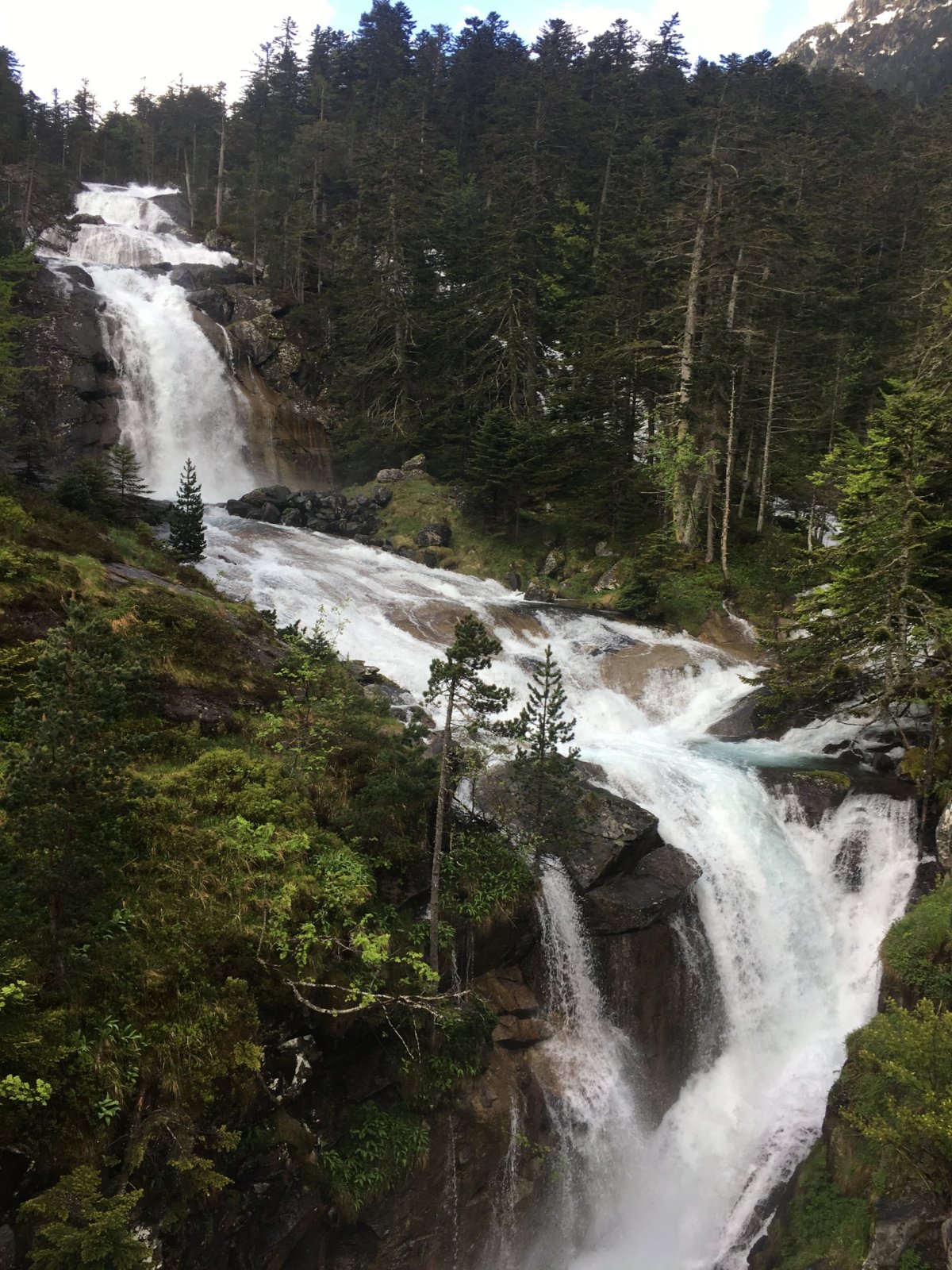 zpáteční cesta z jezera