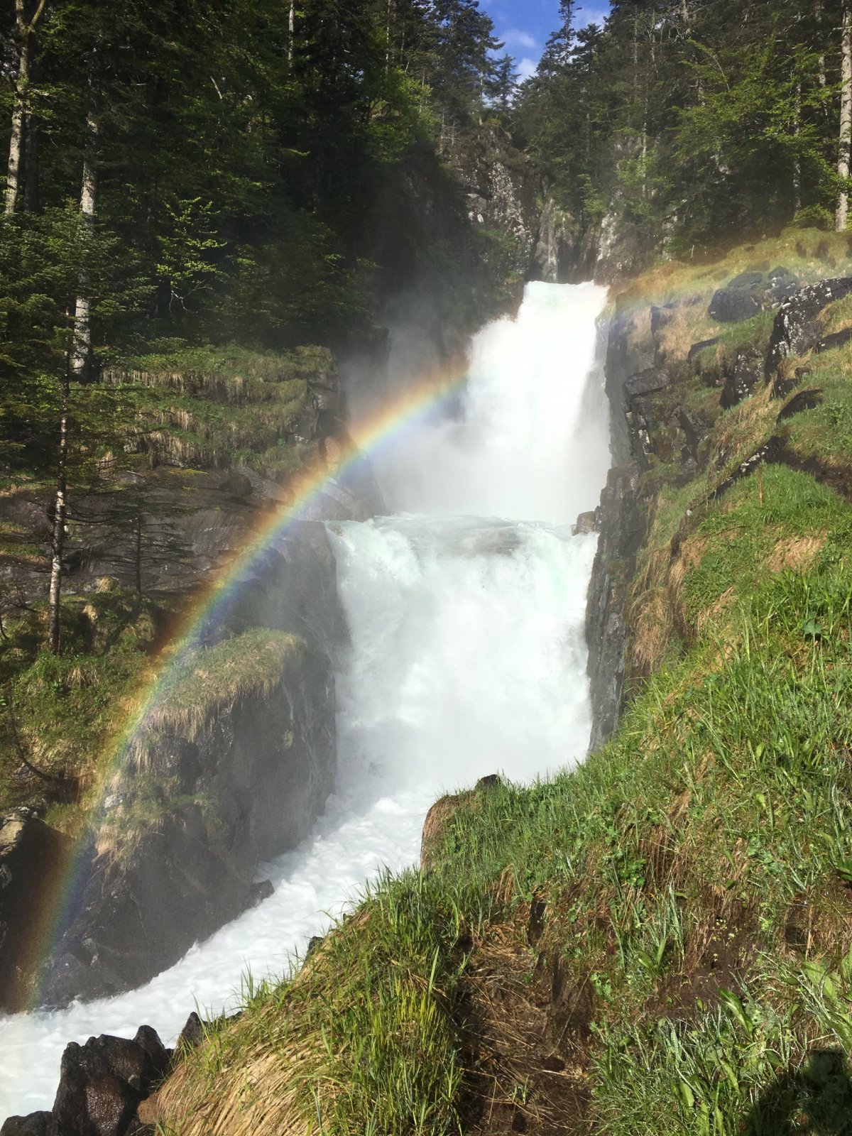 zpáteční cesta z jezera