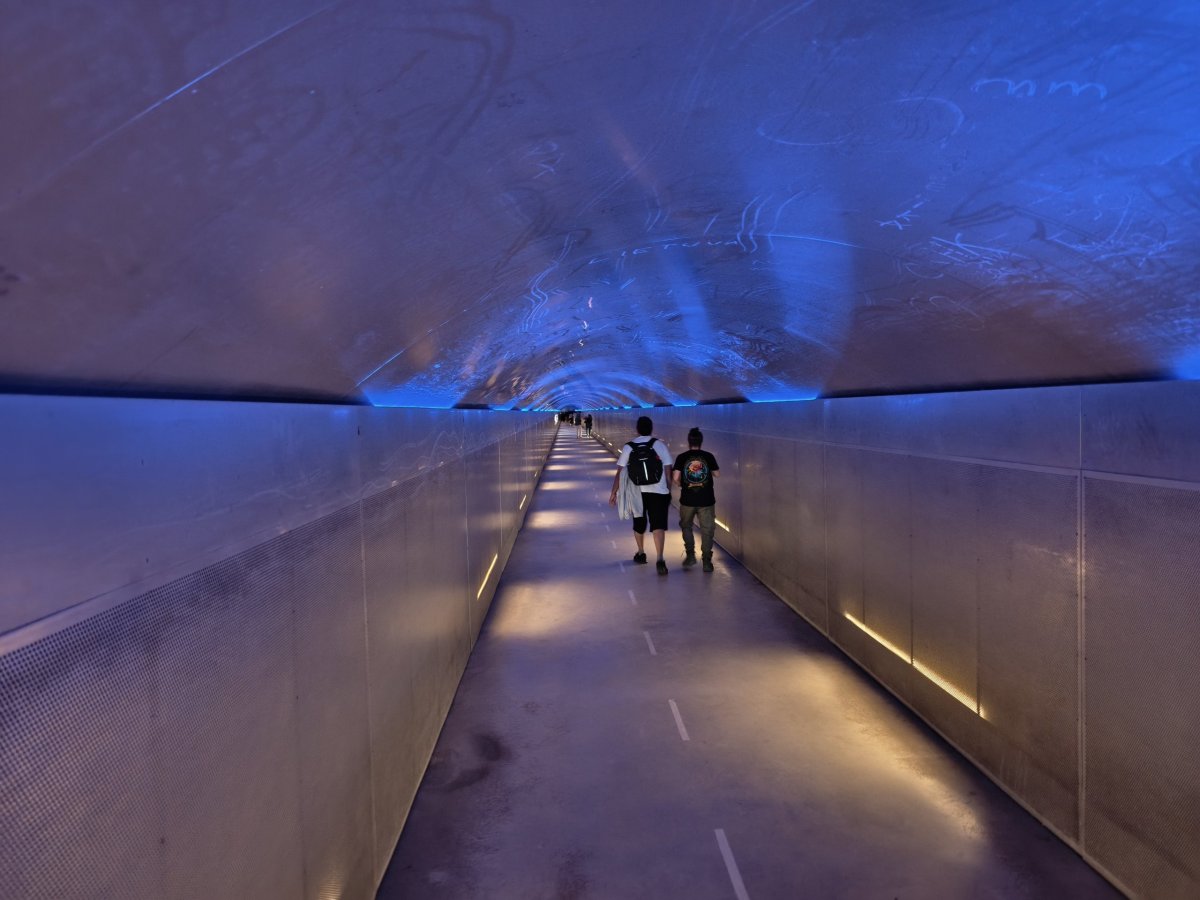 Tunel k výtahu do hradu