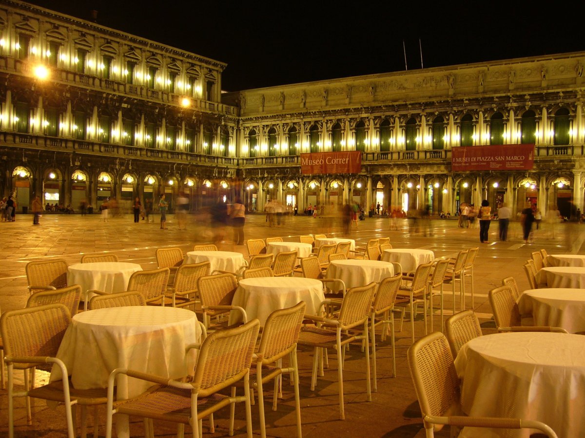 noční Piazza San Marco