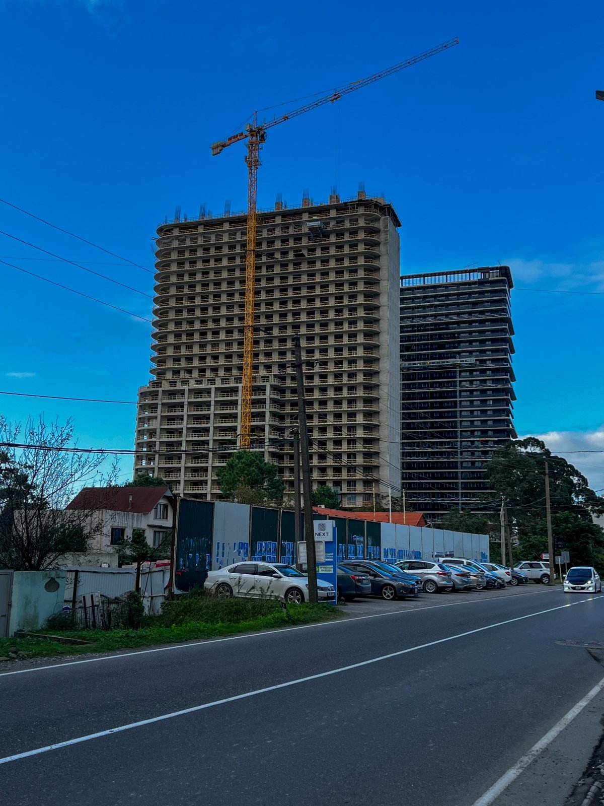 pobřeží kolem Batumi je jedno velké staveniště 